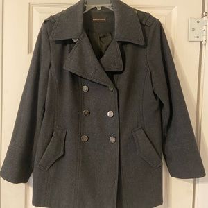 Dana Buchman Wool Peacoat. Size XL